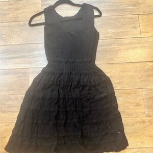 Black Sleeveless Scoop Neck Sundress